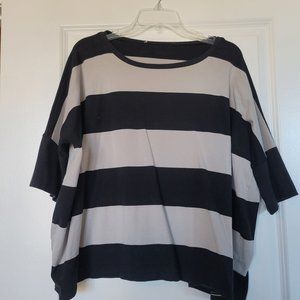 Striped Poncho Shirt